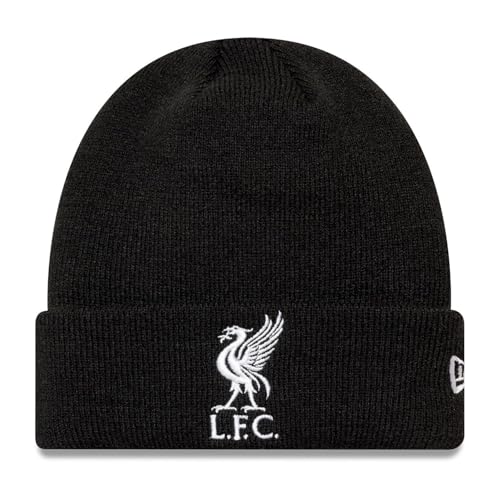 Bonnet FC Liverpool Core Cuff New Era Noir pour protéger vos oreilles du vent glacial cet hiver