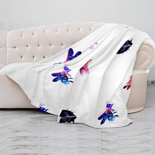 Couverture microfibre Flying Bee haut de gamme plaid canapé lit