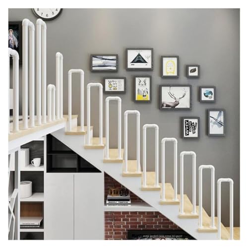 Rampe d'escalier en forme de U pour 1 marche extérieure glissante ou perron