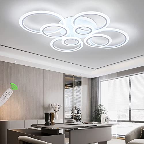 �����R���t�����߉\��LED�V�[�����O�����v 8�����O 108W 8640LM ���_�����C�g ���r���O���[�� �Q�� �I�t�B�X�p �z���C�g 3000 6500K �F���x