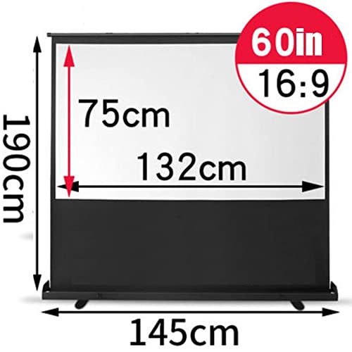 Pantalla para proyector manual de 60 pulgadas 16:9 miniatura 7