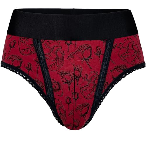 RODEOH High Cut Panty Double O-Ring Underwear Harness | Double-Banded Front | Gender Inclusive | Unisex