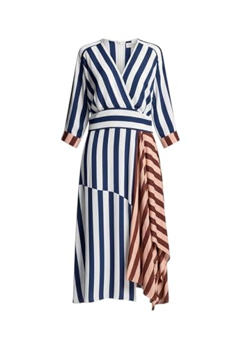 Robe longue en polyester pour femme Iconique IC26-091 fluide et chic