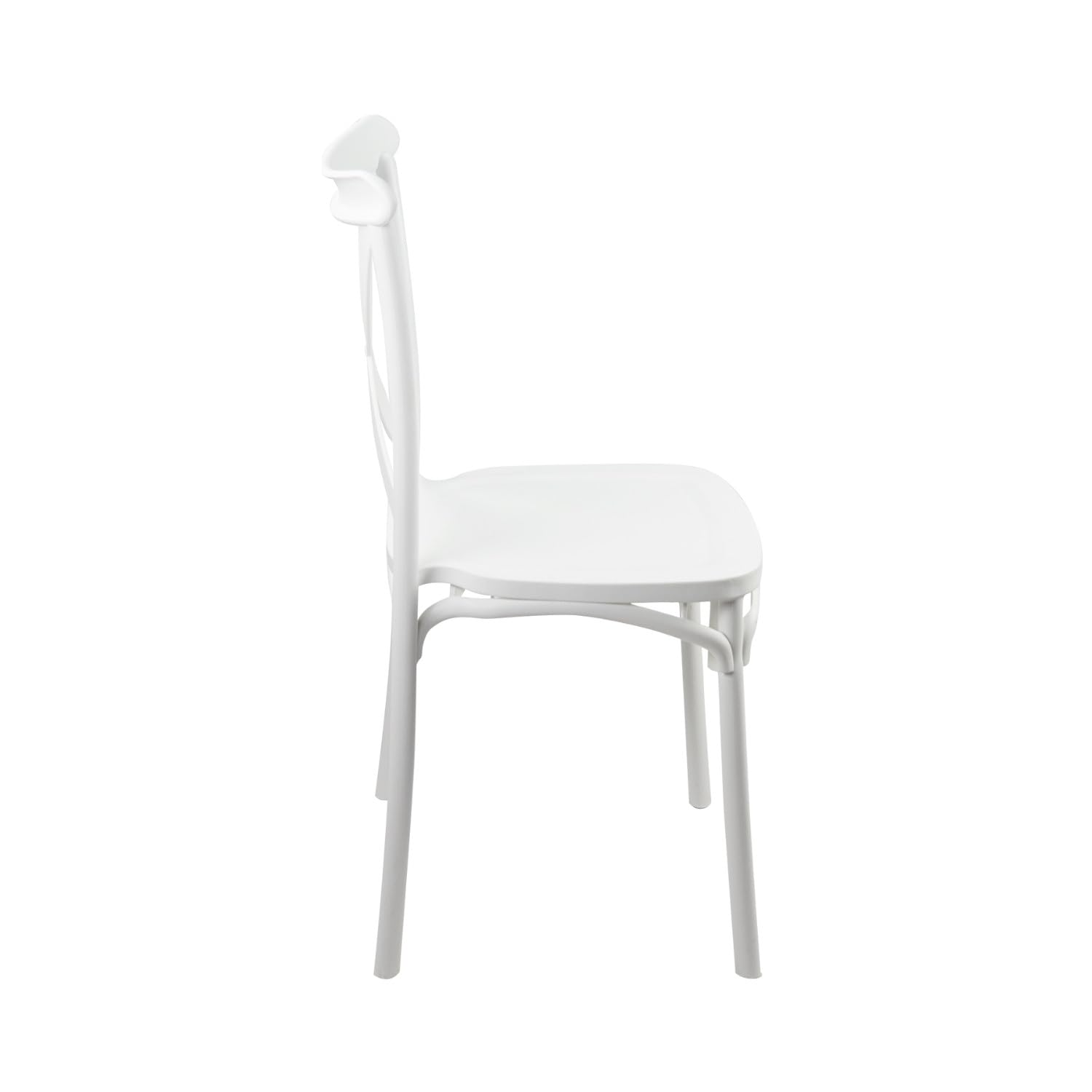 Pack 12 Sillas para Catering Apilables Charlotte 50x44x87.5cm 7house