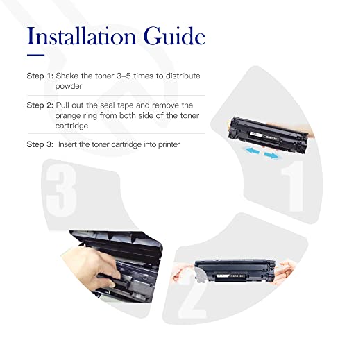 Valuetoner Compatible 125 Toner Cartridge Replacement For Canon 125 (3484B001Aa) 1 Black Toner Compatible With Canon Imageclass Mf3010, Lbp6030W, Lbp6000 Printer #TOP3