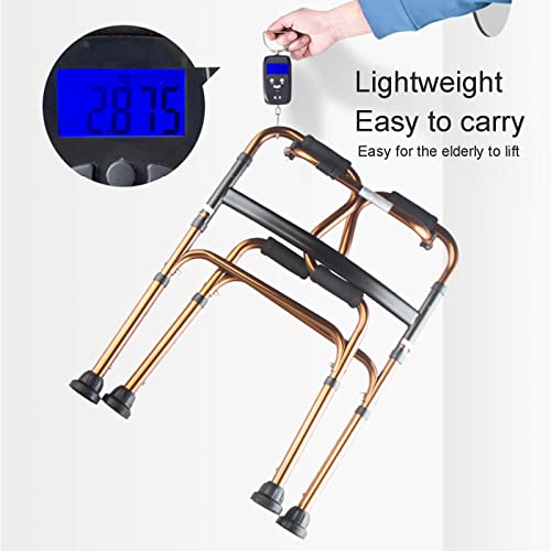 Déambulateur pour personnes âgées pliable couleur argent modèle B