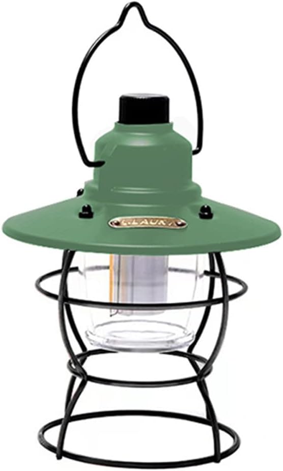 Outdoor Vintage Lantern,LED Rechargeable Camping Lanterns,Stepless Dimming, IPX4 Waterproof Portable Tent Light Camping and Emergency Light