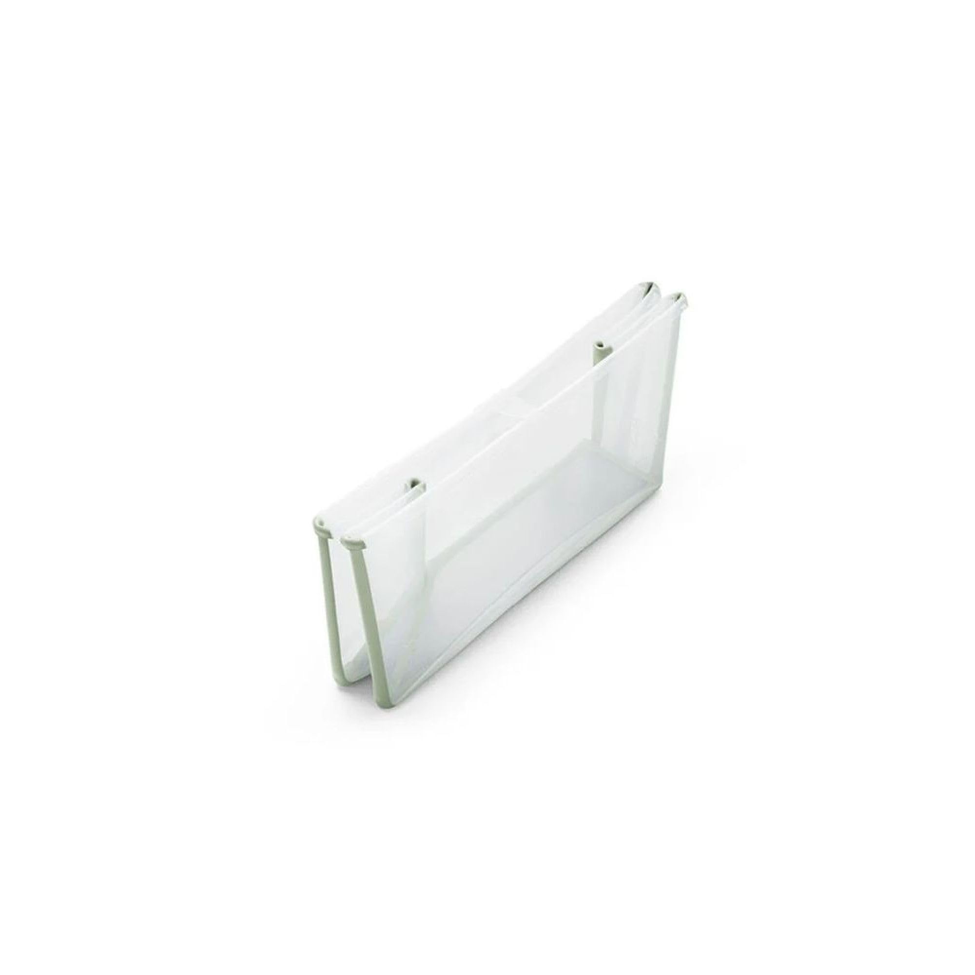STOKKE® Flexi Bath® XL - Bañera grande para bebés, párvulos y niños - Extremadamente ligera y plegable - Color: verde transparente