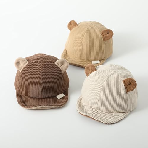 Baseball Cap, Adorable Hat Soft Corduroy Caps for Infants Aged 6-18 Months for Sensitive Skin3