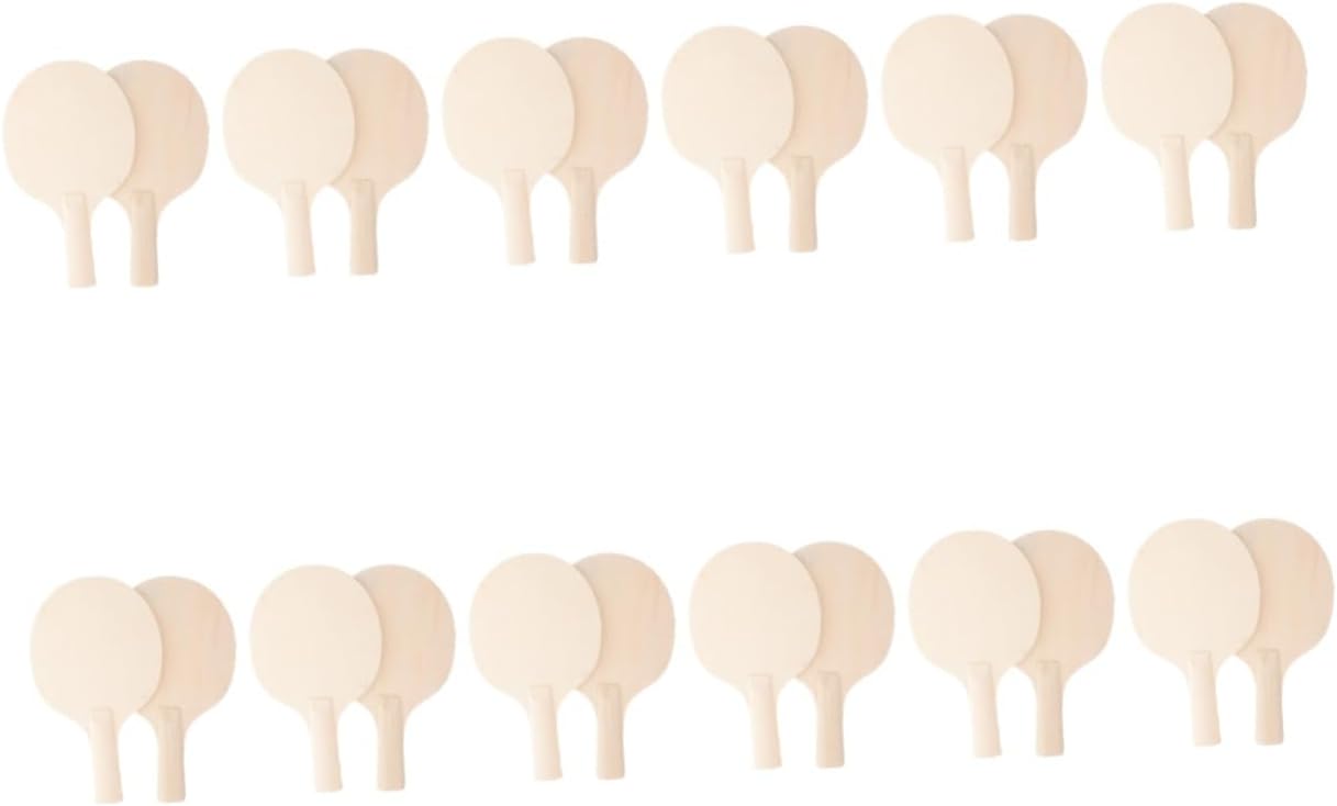 DIY Table Tennis Game Paddle for Blank Paddles for Outdoor and Indoor Sports for Boys and Educational