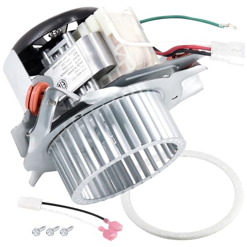 Hiorucet 326628-762 Inducer Motor, Furnace Draft Inducer Motor Blower Assembly Kits for Carrier Bryant Payne 326628-762 HC21ZE126A HC21ZE126, Packard 66762, with Blower Wheel, Mounting Bracket, Gasket