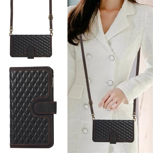 Housse en cuir Google Pixel 10 noire de qualité supérieure à fermeture éclair - 7