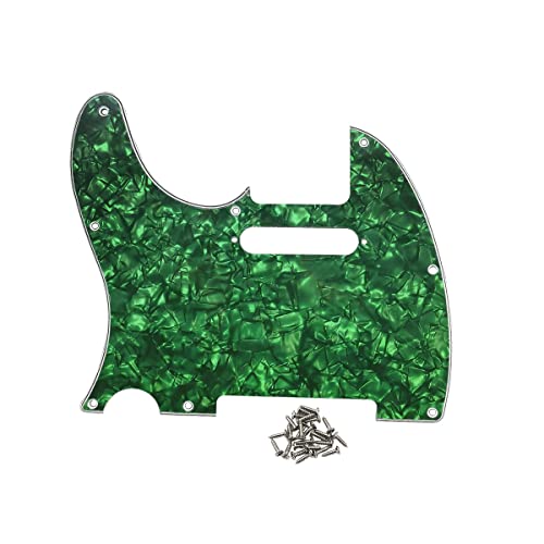 FLEOR 8 trous pour gaucher Pickguard plaque de protection avant pour USA/Mexique Standard Fender Teles Style, 4 plis… - Les Beatles, Paul McCartney, John Lennon, RIngo Starr, George Harrison FLEOR 8 trous pour gaucher Pickguard plaque de protection avant pour USA/Mexique Standard Fender Teles Style, 4 plis…