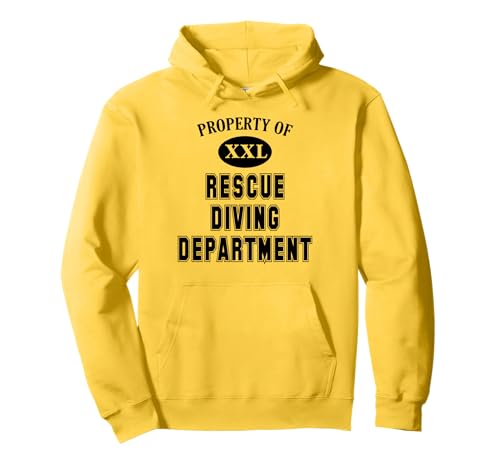 Property of Rescue Diving Department Diver Scuba Dept Pullover Hoodie