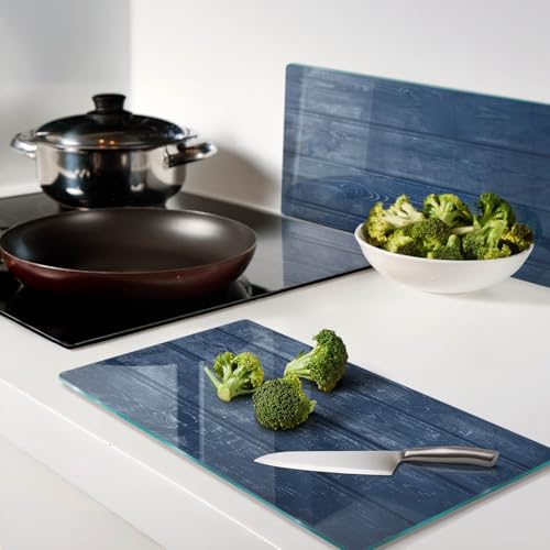 Planche en verre décorative pour protéger la cuisine moderne