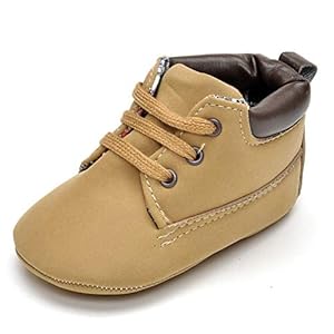Infant Boys High-top Sneaker Brown Baby Shoes