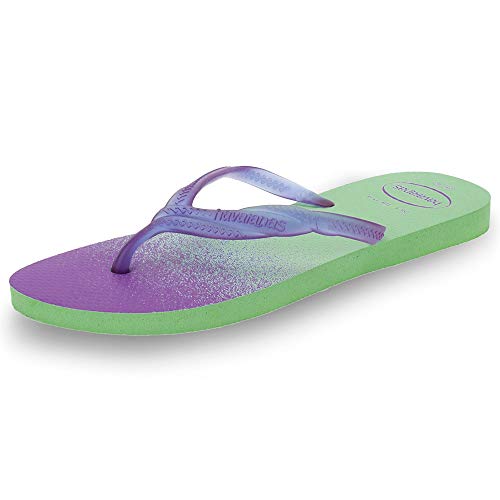 Chinelo Fantasia Up, Havaianas, Feminino, Verde Hydro, 37/38
