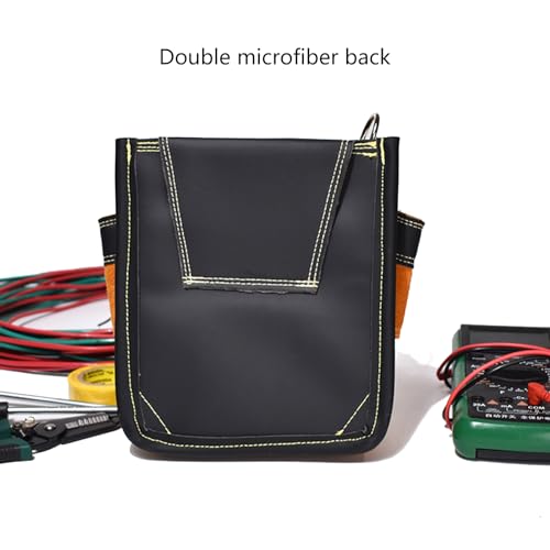 Sac de rangement en cuir durable pour les outils de menuisier et d'électricien - 7
