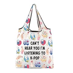 I'm Listening To Kpop Folding Shopping Bag