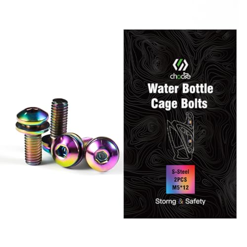 Boulons de cage pour bouteille d'eau CNC multicolores vis porte-bidon vtt et cyclisme de course