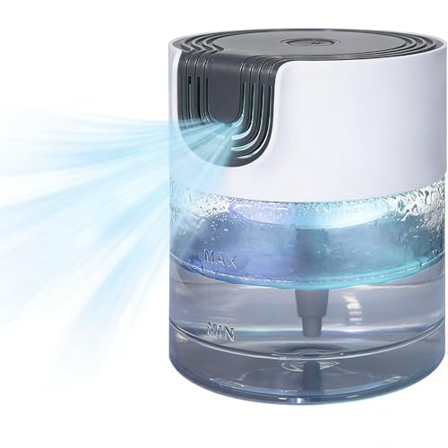 Purificador de aire con base de agua 1300ml y luz nocturna LED miniatura 1