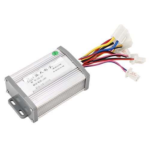 Zunate Electric Motor Controller, 24V 1000W Motor Speed Controller, Replacement Brush Motor Control Box for Electrical Scooter E Tricycle