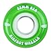 Skateboard Cruiser Trucks and Wheels Package 83A Soft Wheels - ABEC 5 Bearings (53mm 83A Green, Core 5.0