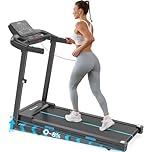 GEOTECH Foldable Treadmills for Home with 8% Incline, 4.0HP, 1-12KM/H, Heavy-Duty Walking Pad with Handles, Supports 180KG, Running Machine for Heavy People, Large Running Belt