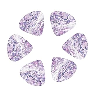 Ensemble de 12 médiators de guitare en marbre à texture violet foncé pour guitare acoustique, guitare électrique… - Les Beatles, Paul McCartney, John Lennon, RIngo Starr, George Harrison Ensemble de 12 médiators de guitare en marbre à texture violet foncé pour guitare acoustique, guitare électrique… – Image 2