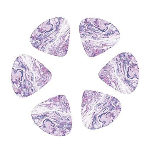 Ensemble de 12 médiators de guitare en marbre à texture violet foncé pour guitare acoustique, guitare électrique… - Les Beatles, Paul McCartney, John Lennon, RIngo Starr, George Harrison Ensemble de 12 médiators de guitare en marbre à texture violet foncé pour guitare acoustique, guitare électrique… – Image 3