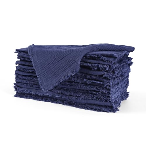 Servilletas de tela de algodón absorbentes y lavables que decoran tu mesa formal 2