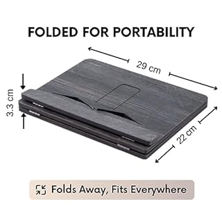 Vigo Wood Leggio Libro, Supporto Libro, Porta-Libri, Leggio da Cucina, Supporto per Ricettario (Cambridge)