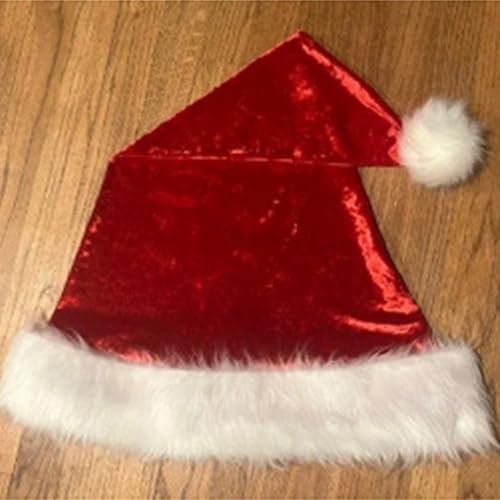 Sombreros de Navidad de Papá Noel y bufanda Velvets tacto suave 6