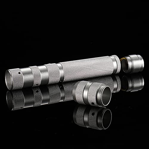 Lekki miecz, RGB 7-kolorowa zmienna metalowa rękojeść noża Lekki miecz, z bojowym efektem dźwiękowym Force FX Duel Light Sword, akumulator USB, odpowiedni na Halloween, bal przebierańców (srebrny)