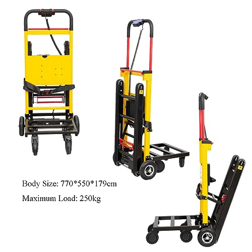 Carro motorizado para subir escaleras con 4 ruedas universales miniatura 2