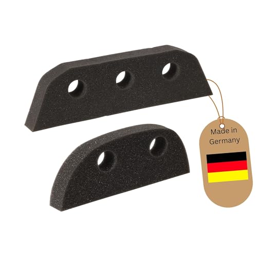 Novaliv Schaumstoffbesen Ersatzschwamm für Handfeger und Besenkopf Friseurbesen Schwarz Noppenbesen Hundehaarentferner Parkett Besen für Drinnen Teppichbesen Bodenabzieher Haushaltsbesen Wunderbesen