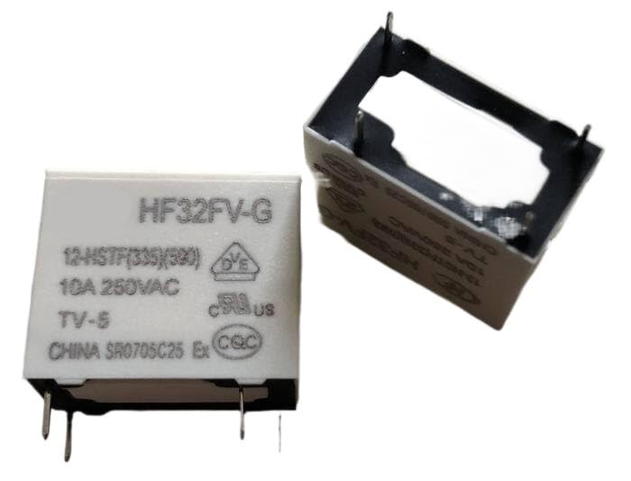Relé de 4 pines serie HF32F-G interruptor electromecánico miniatura de 12V