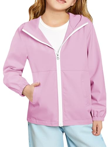 Veste imperméable fille pour rester au sec à l'école de 5 à 14 ans