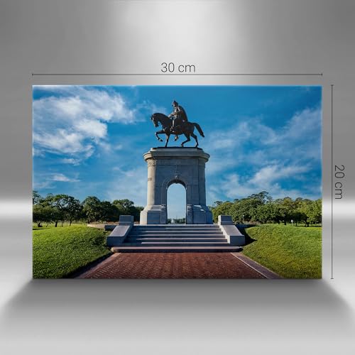 Murale d'art Monument à Sam Houston Peinture d'Exception Wallfluent 30x20cm