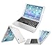iPad Air 10.5-inch Keyboard, Arteck Ultra-Thin Bluetooth Keyboard with Folio Full Protection Case for Apple iPad Air 3 10.5-inch (2019) / iPad Pro 10.5-inch (2017) with 130 Degree Swivel Rotating
