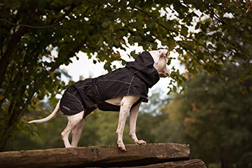Croci Hiking - Mantel für Hunde, Regenmantel für Hunde, Makalu, Thermoregulierendes Futter, Farbe Schwarz, Größe 35 cm - 194 g