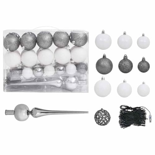 Arbre de Noël artificiel blanc 120 cm compact avec support stable pour petits espaces