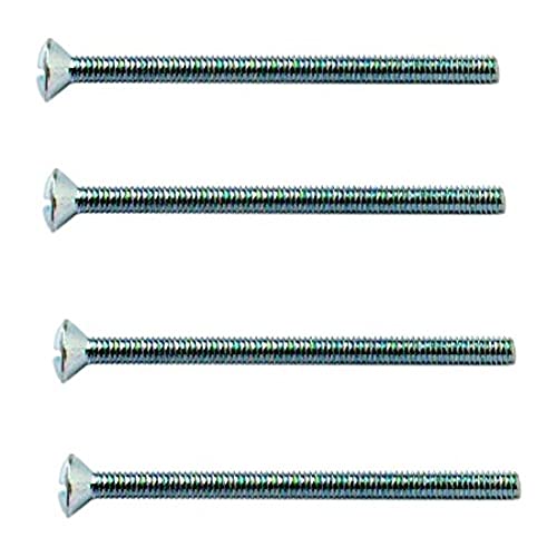 Merriway BH03664 m 3,5 x 50 mm chapado en Zinc tornillo para enchufes