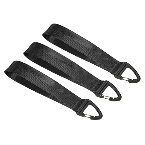 PATIKIL Wrist Lanyard for Keys, 3 Pack Wristlet Strap Keychain Hand Wrist Lanyards Keyrings Key Chain Holder for Outdoors, Black