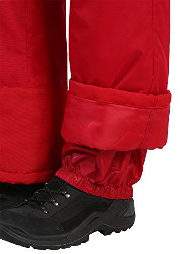 Miniatura 5 de Ultrasport Professional Pantalones Funcionales De Esquí Y Snowboard Amud Para Hombre, Con Ultraflow 5000 Y Sistema De Rescate Recco, Rojo Negro, M