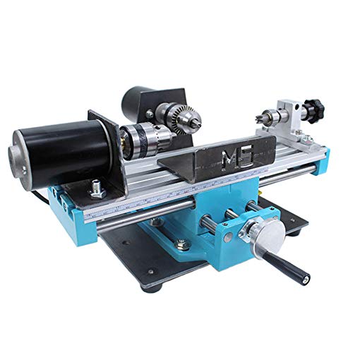 Micro tour en métal, mini vitesse variable 7000 tr/min, fraiseuse de haute précision pour le traitement des pièces, double roulement, 24 V 400 W