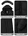 ZSHOW Women's Winter Coats Soft Insulated Long Puffer Jacket Warm Hooded Snow Coat (Black,2X-Large)