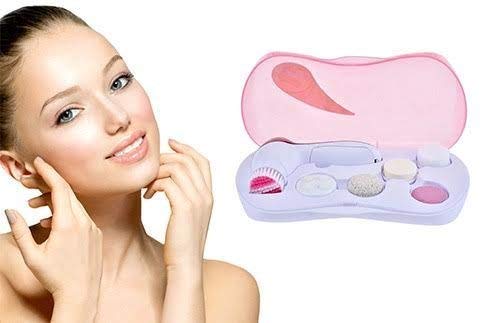 YUGMI SHOP 6 In 1 Electric Facial Massager Machine And Smoothing Body Cleaner Massage