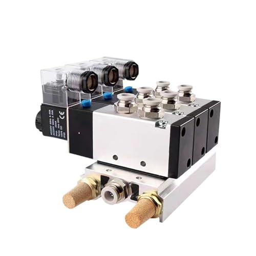 Collecteur pneumatique 4V210-08 pour piloter dix vérins sur chaîne d'air