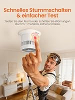 Heiman Zigbee 3.0 Rauchmelder HS1SA-E Plus, Feuermelder mit Magnethalterung – Ansicht 6